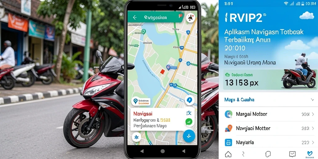 Antarmuka intuitif RVIP2 dengan navigasi motor yang jelas.