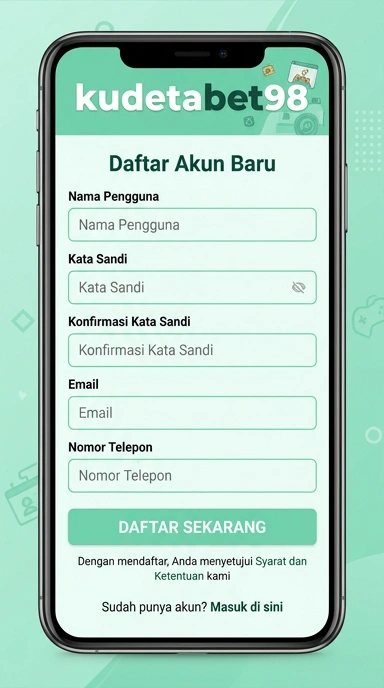 Buat Akun Baru kunjungi kudetabet98 untuk Pengguna Android